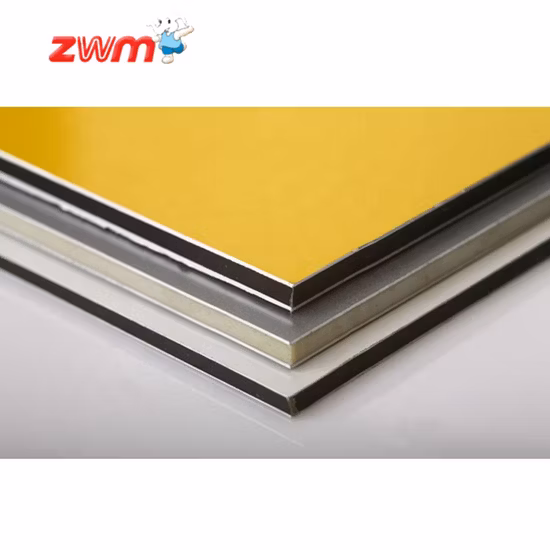 4mm PE PVDF Coated Aluminium Composite Panel ACP Acm Panel for External Wall Cladding Panel Unbroken Decorative Material Aluminum Panel